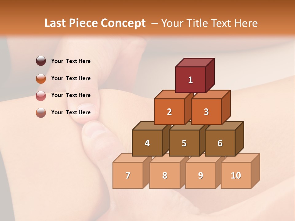 A Woman Getting A Foot Massage From A Man PowerPoint Template