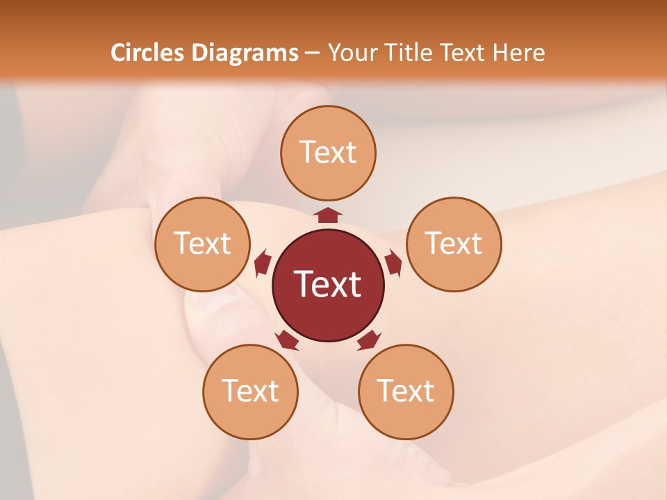 A Woman Getting A Foot Massage From A Man PowerPoint Template