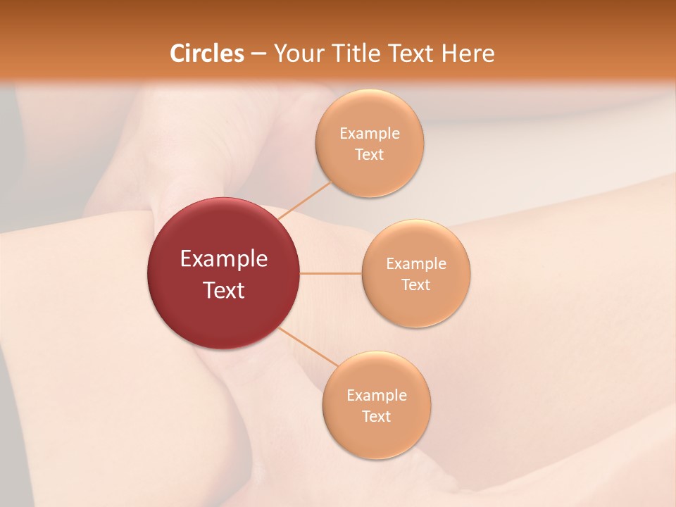 A Woman Getting A Foot Massage From A Man PowerPoint Template