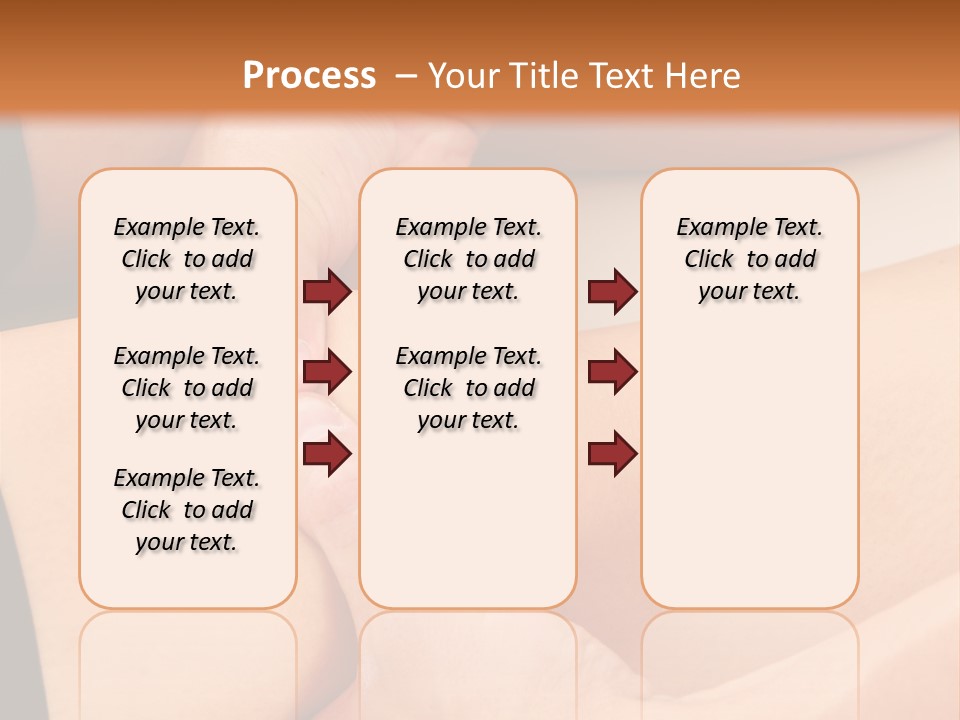 A Woman Getting A Foot Massage From A Man PowerPoint Template
