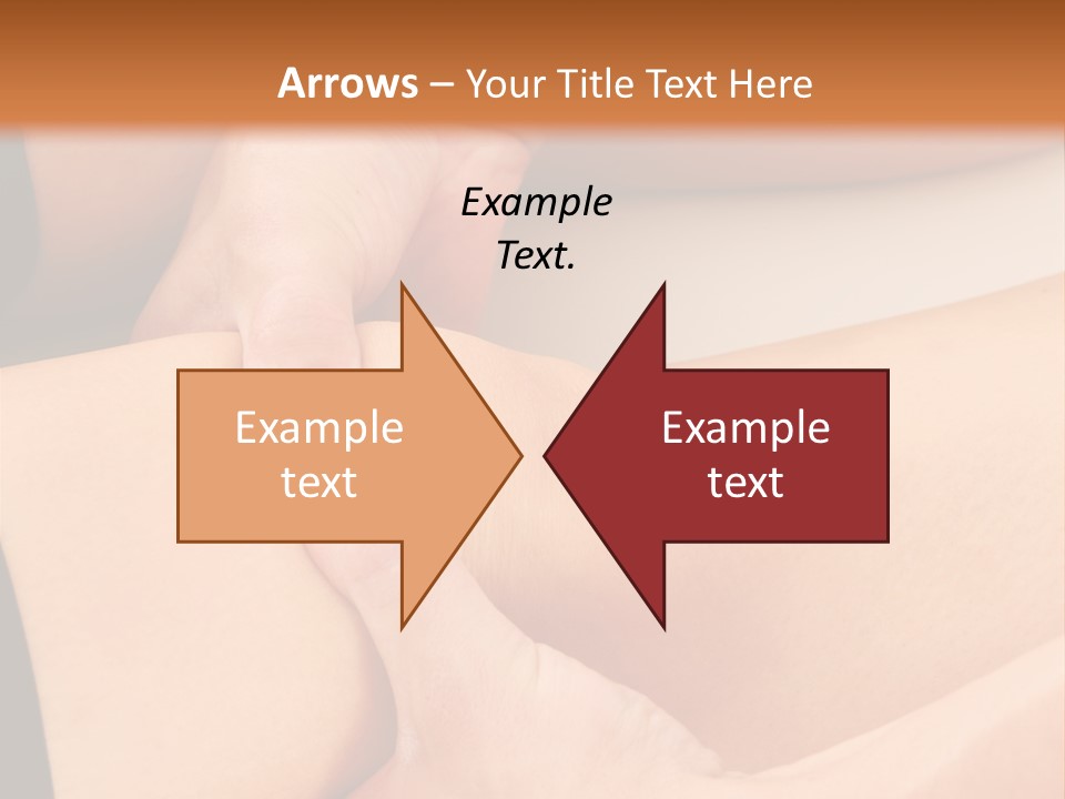 A Woman Getting A Foot Massage From A Man PowerPoint Template