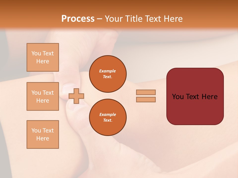 A Woman Getting A Foot Massage From A Man PowerPoint Template