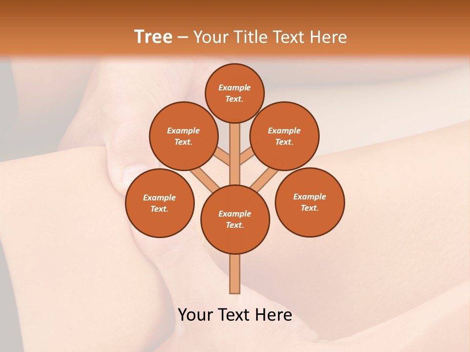 A Woman Getting A Foot Massage From A Man PowerPoint Template