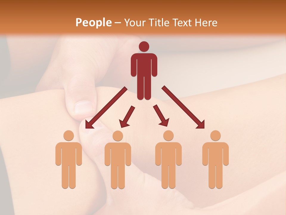 A Woman Getting A Foot Massage From A Man PowerPoint Template