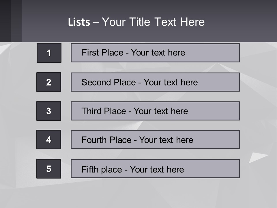 A Large Group Of Black Triangles Powerpoint Template PowerPoint Template