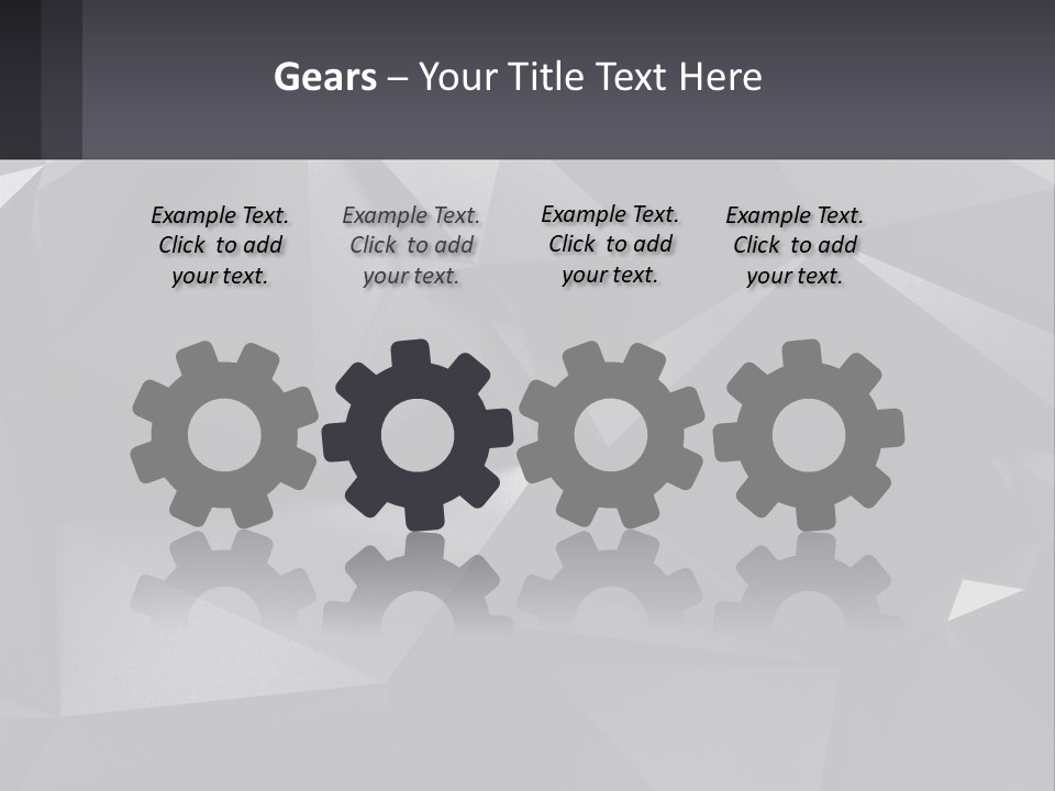 A Large Group Of Black Triangles Powerpoint Template PowerPoint Template