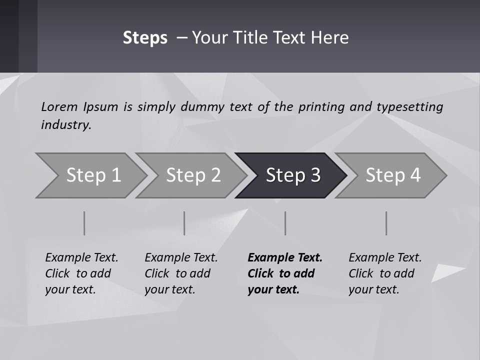 A Large Group Of Black Triangles Powerpoint Template PowerPoint Template