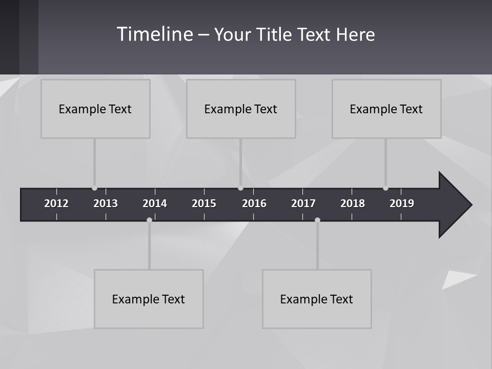 A Large Group Of Black Triangles Powerpoint Template PowerPoint Template