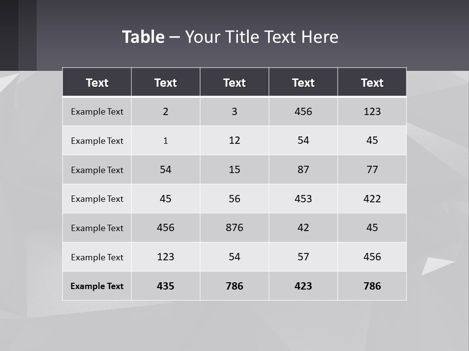A Large Group Of Black Triangles Powerpoint Template PowerPoint Template