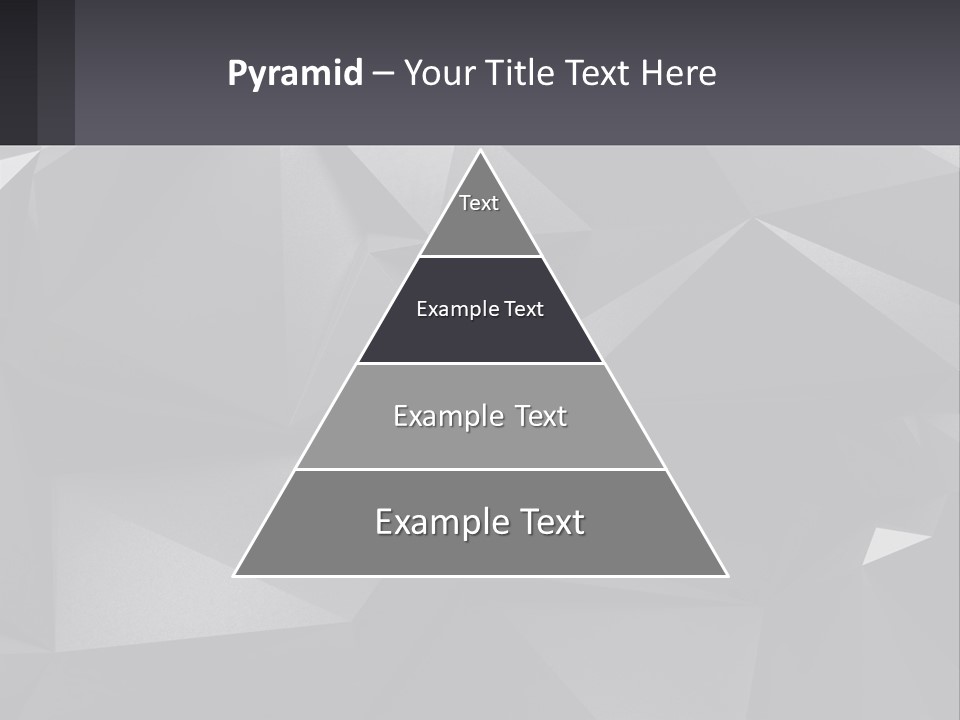 A Large Group Of Black Triangles Powerpoint Template PowerPoint Template