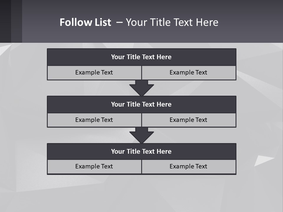A Large Group Of Black Triangles Powerpoint Template PowerPoint Template