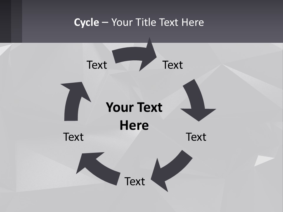 A Large Group Of Black Triangles Powerpoint Template PowerPoint Template