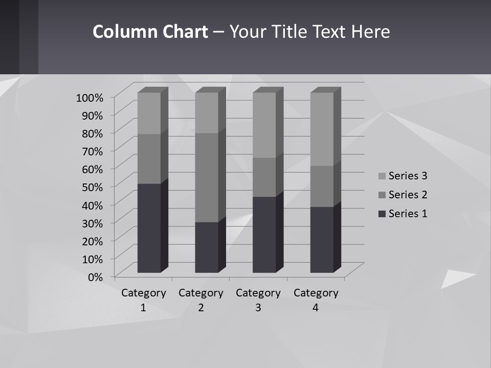 A Large Group Of Black Triangles Powerpoint Template PowerPoint Template