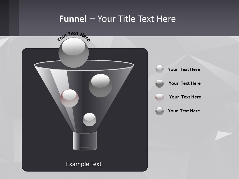 A Large Group Of Black Triangles Powerpoint Template PowerPoint Template