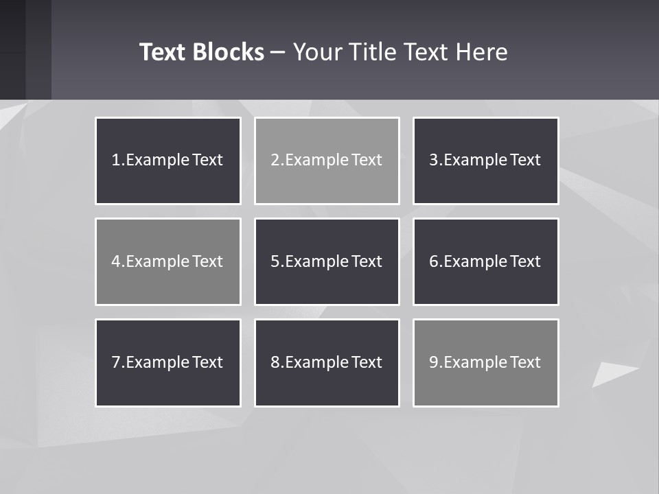 A Large Group Of Black Triangles Powerpoint Template PowerPoint Template