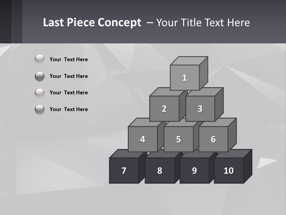 A Large Group Of Black Triangles Powerpoint Template PowerPoint Template
