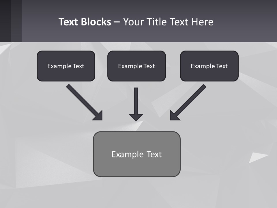 A Large Group Of Black Triangles Powerpoint Template PowerPoint Template