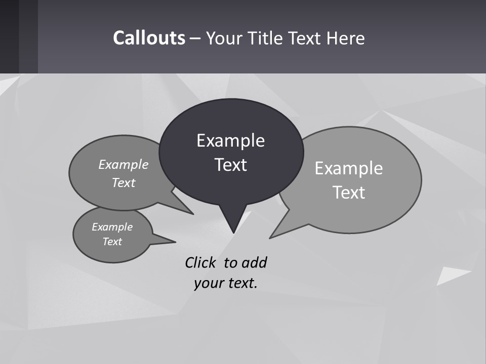 A Large Group Of Black Triangles Powerpoint Template PowerPoint Template