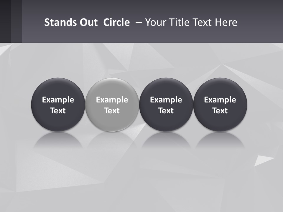 A Large Group Of Black Triangles Powerpoint Template PowerPoint Template