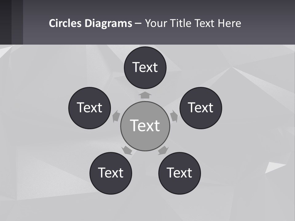 A Large Group Of Black Triangles Powerpoint Template PowerPoint Template