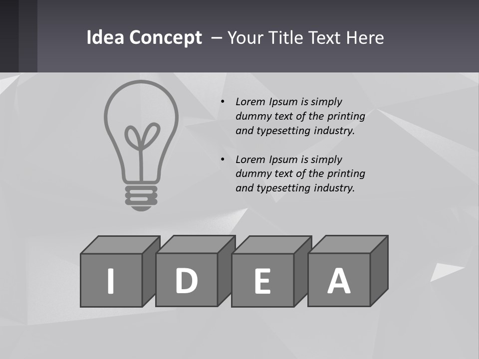 A Large Group Of Black Triangles Powerpoint Template PowerPoint Template