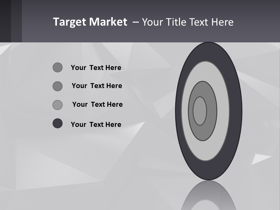 A Large Group Of Black Triangles Powerpoint Template PowerPoint Template