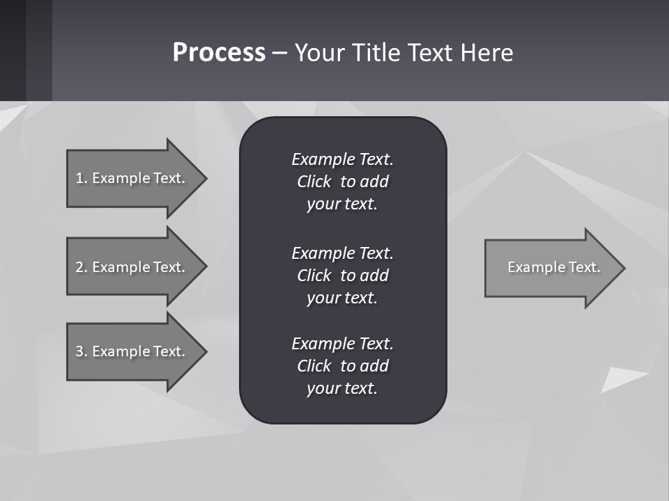 A Large Group Of Black Triangles Powerpoint Template PowerPoint Template