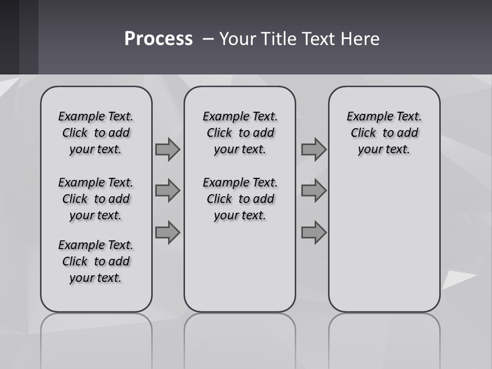 A Large Group Of Black Triangles Powerpoint Template PowerPoint Template