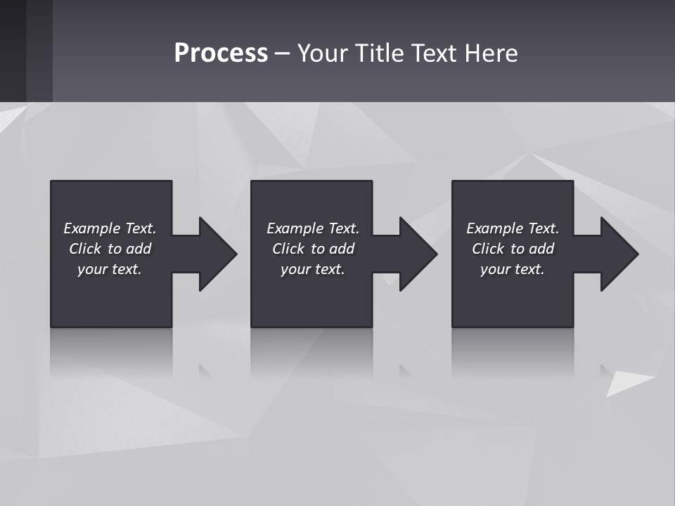 A Large Group Of Black Triangles Powerpoint Template PowerPoint Template