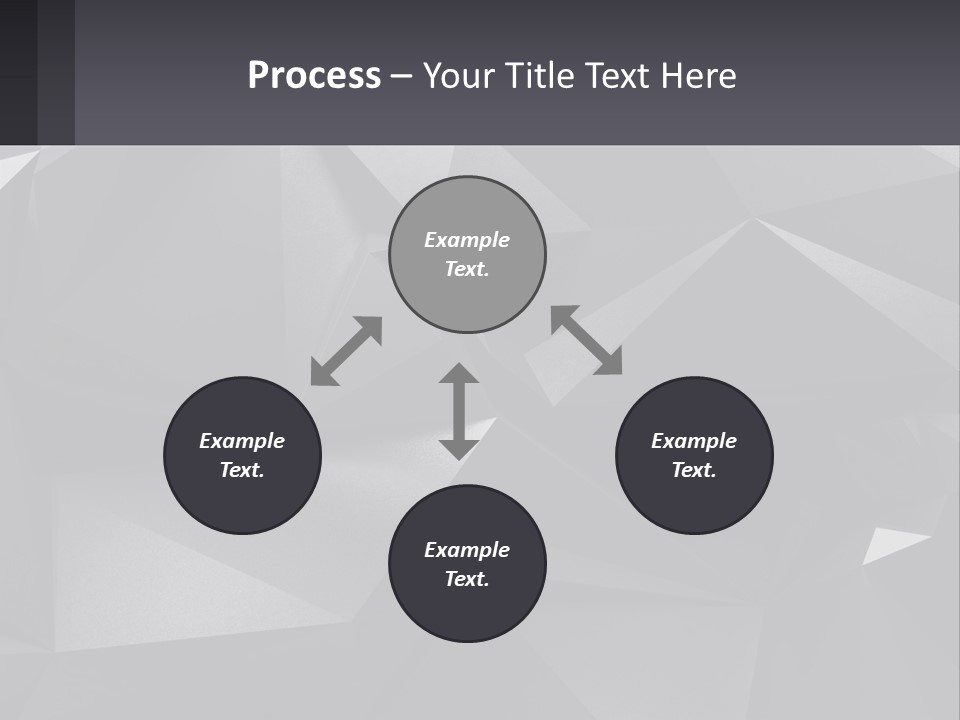 A Large Group Of Black Triangles Powerpoint Template PowerPoint Template