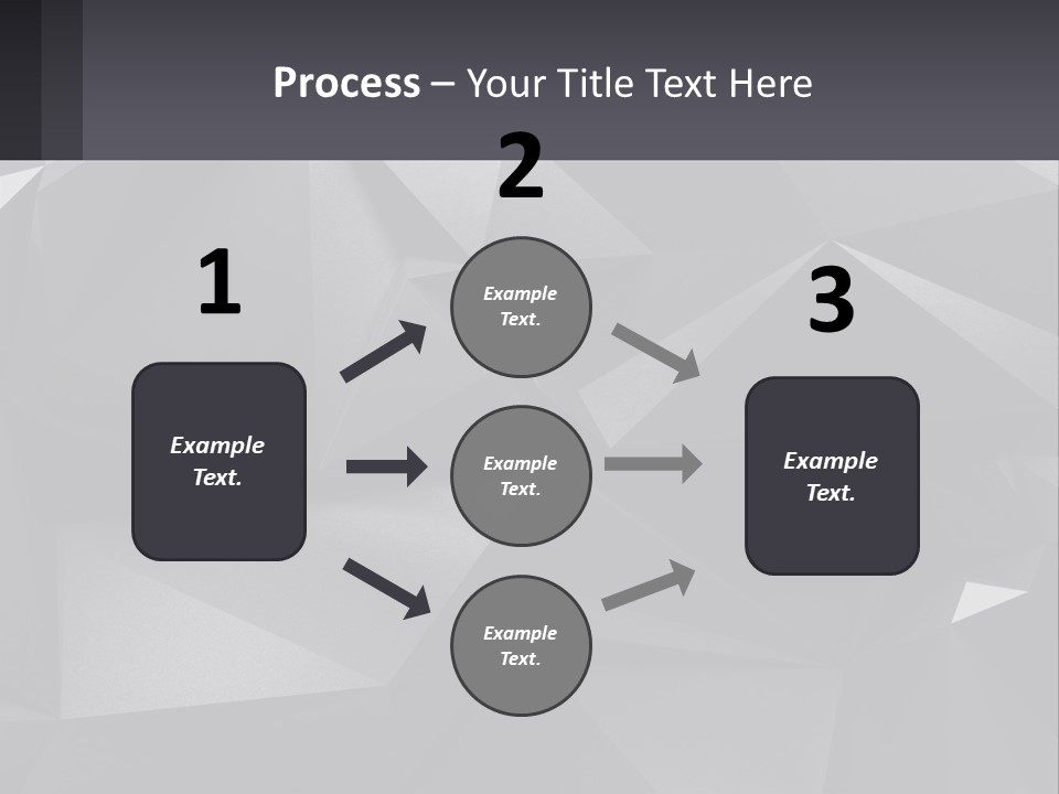 A Large Group Of Black Triangles Powerpoint Template PowerPoint Template