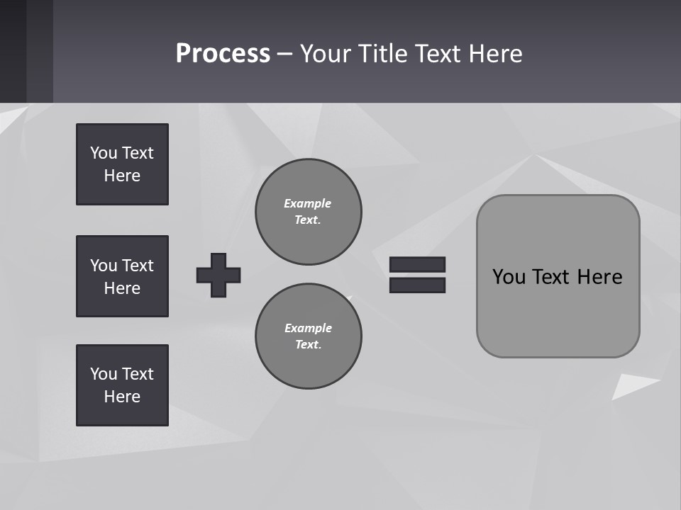 A Large Group Of Black Triangles Powerpoint Template PowerPoint Template