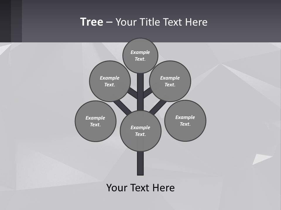 A Large Group Of Black Triangles Powerpoint Template PowerPoint Template