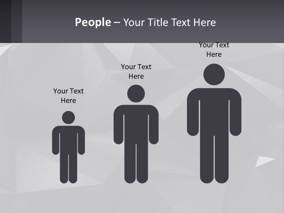 A Large Group Of Black Triangles Powerpoint Template PowerPoint Template