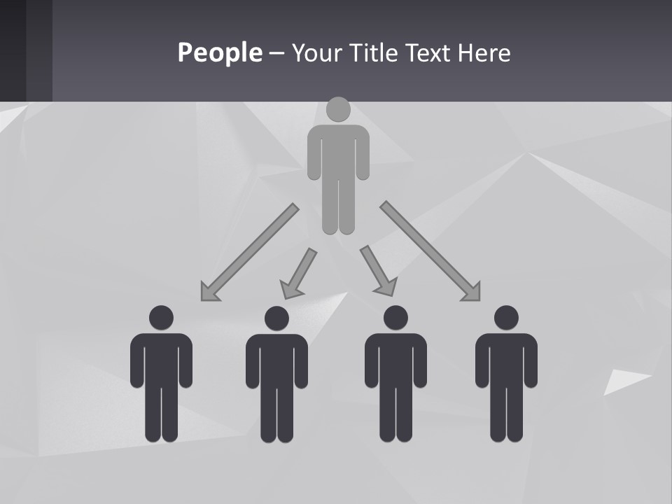 A Large Group Of Black Triangles Powerpoint Template PowerPoint Template