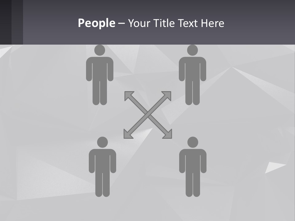 A Large Group Of Black Triangles Powerpoint Template PowerPoint Template