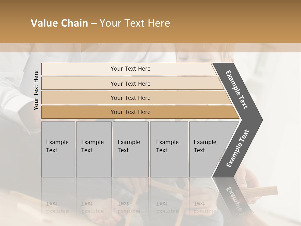 A Man Sitting On The Floor With A Child PowerPoint Template