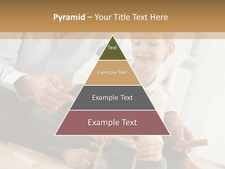 A Man Sitting On The Floor With A Child PowerPoint Template