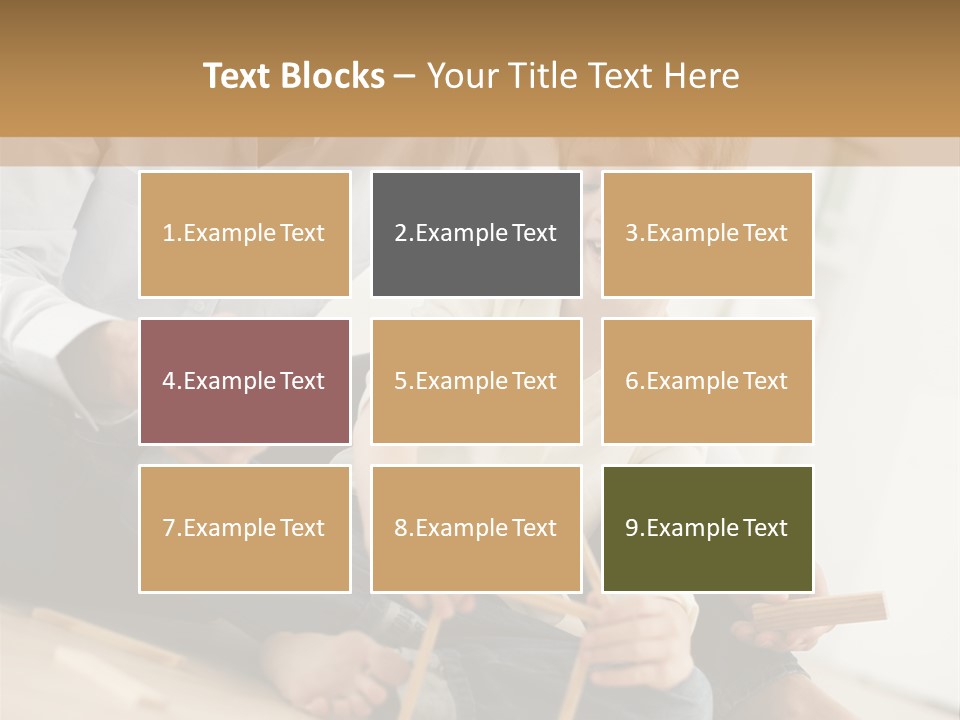 A Man Sitting On The Floor With A Child PowerPoint Template