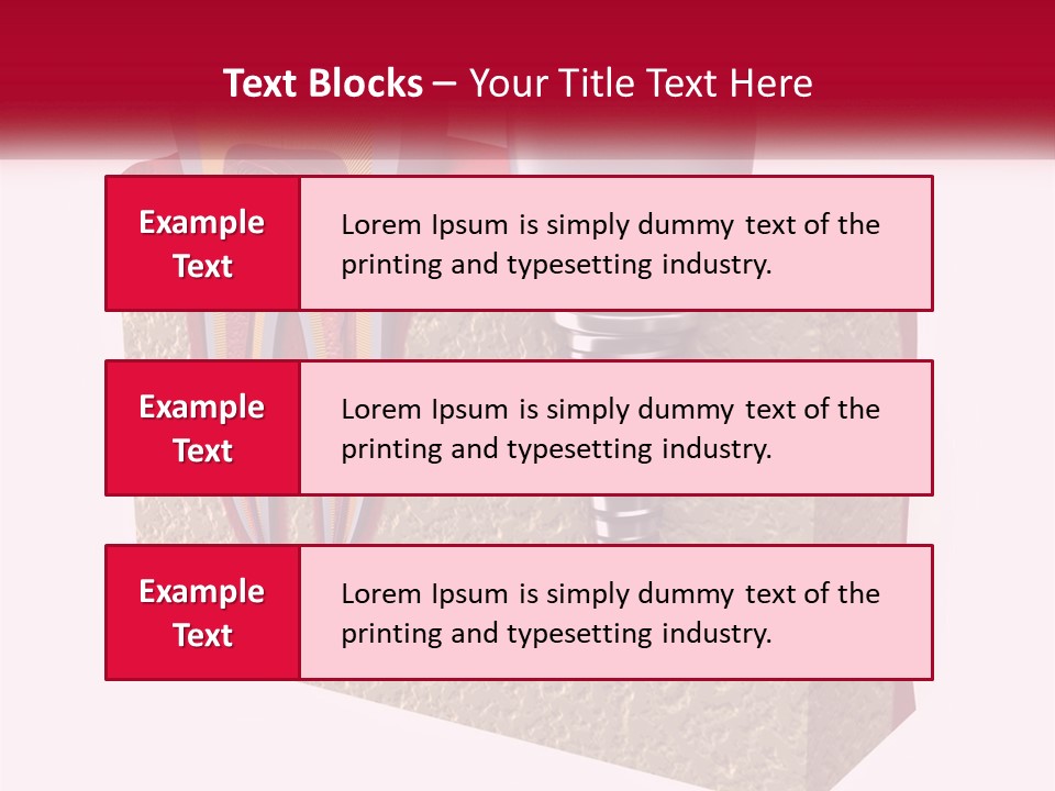 A Tooth With A Dental Implant On Top Of It PowerPoint Template