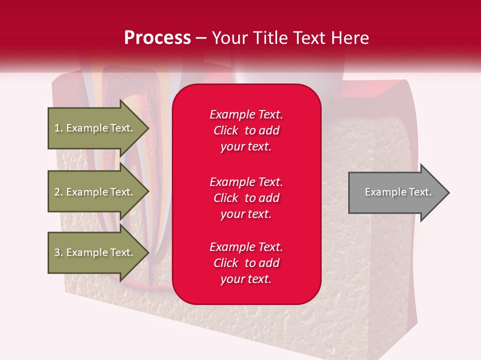 A Tooth With A Dental Implant On Top Of It PowerPoint Template