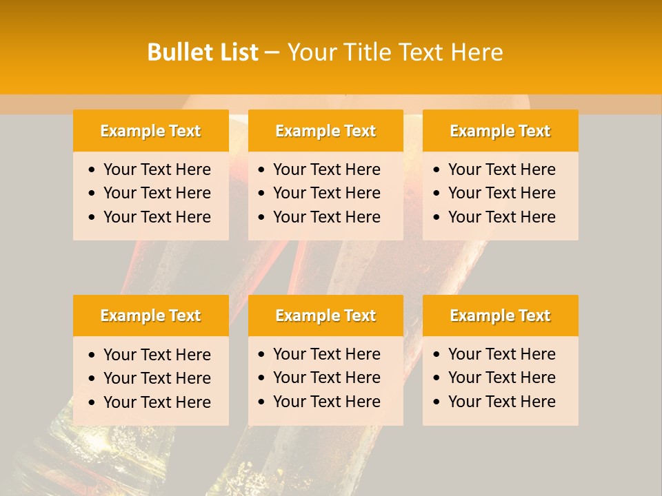 Two Glasses Of Beer On A Table With A Black Background PowerPoint Template
