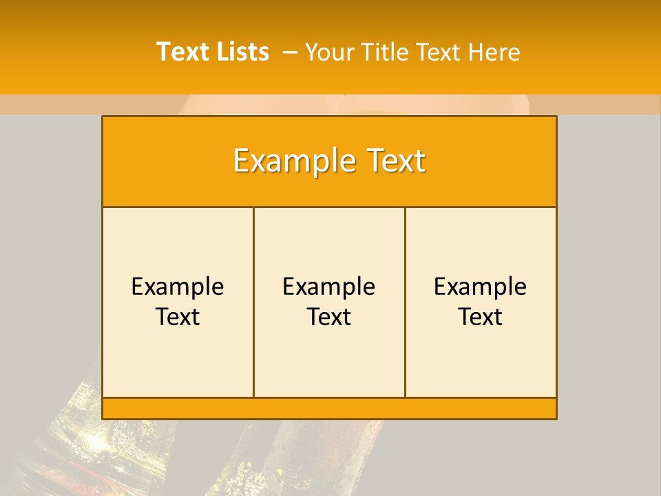 Two Glasses Of Beer On A Table With A Black Background PowerPoint Template