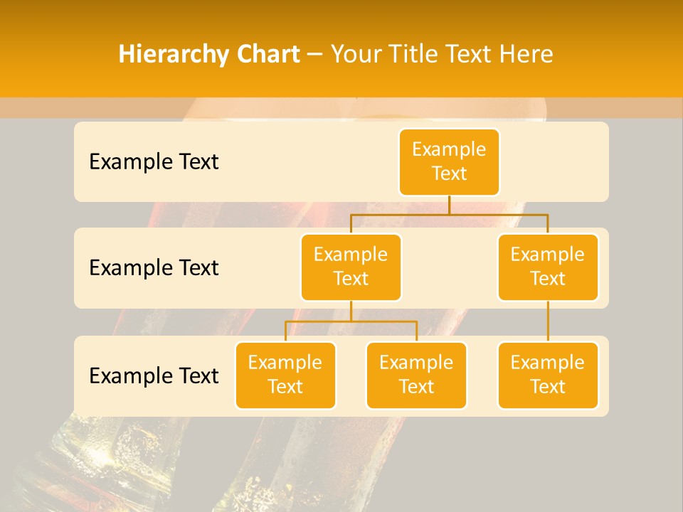 Two Glasses Of Beer On A Table With A Black Background PowerPoint Template