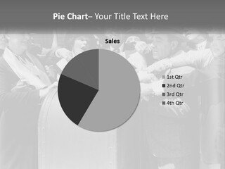 A Group Of People Standing Around A Trunk PowerPoint Template