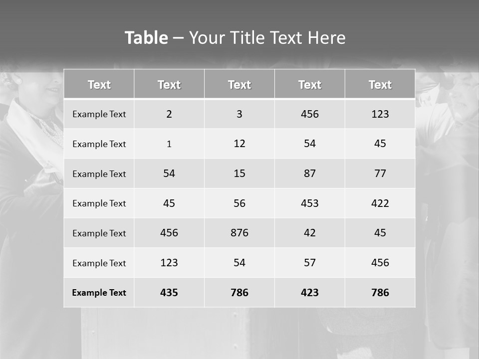 A Group Of People Standing Around A Trunk PowerPoint Template