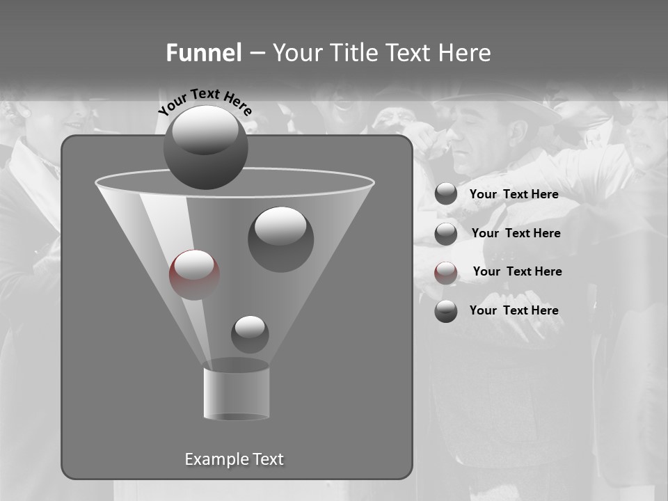 A Group Of People Standing Around A Trunk PowerPoint Template