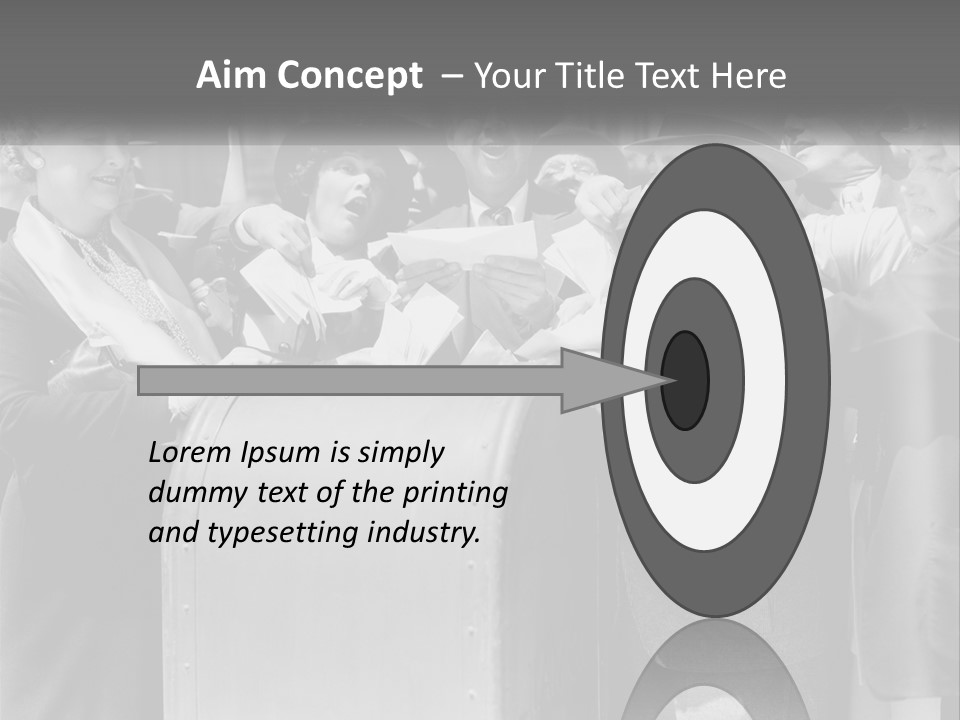 A Group Of People Standing Around A Trunk PowerPoint Template