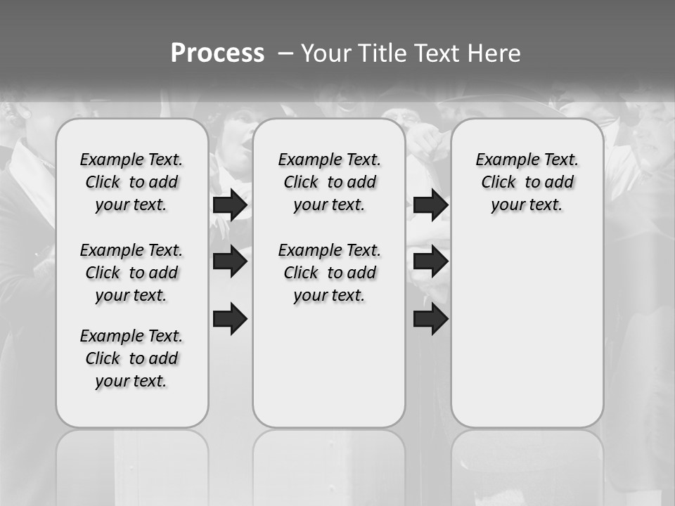 A Group Of People Standing Around A Trunk PowerPoint Template