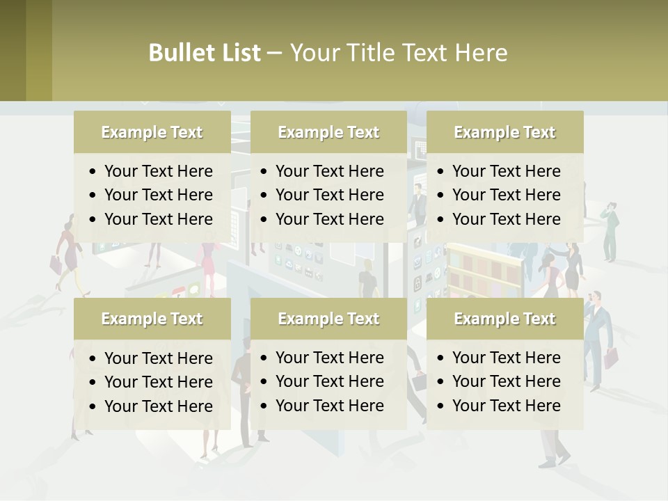A Group Of People Standing In Front Of A Building PowerPoint Template